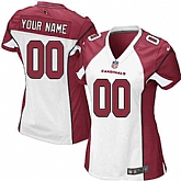 Women Nike Arizona Cardinals Customized White Team Color Stitched NFL Game Jersey,baseball caps,new era cap wholesale,wholesale hats